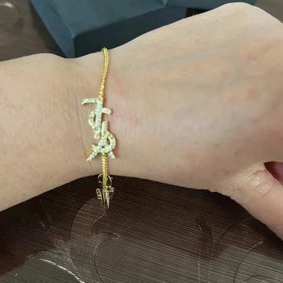 HEART CHARM BRACELET IN METAL - Picture 2 of 7